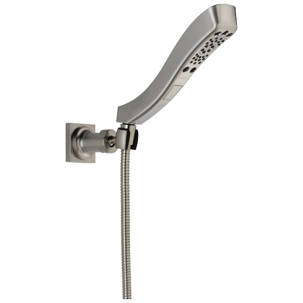 Delta Universal Showering Components H2Okinetic 4-Setting Adjustable Wall Mount Hand Shower 55552-SS
